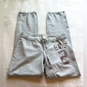 Abercrombie & Fitch Gray Sweatpants Relaxed Fit Joggers
